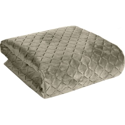 Narzuta EUROFIRANY Dimon 170 x 210 cm Ciemnobeżowy