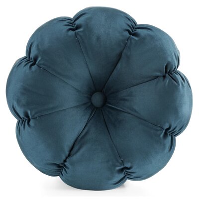 Poduszka EUROFIRANY Flower 41 37 cm Niebieski