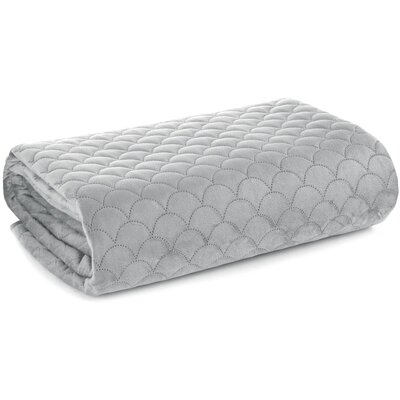 Narzuta EUROFIRANY Ariel 70 x 160 cm Srebrny