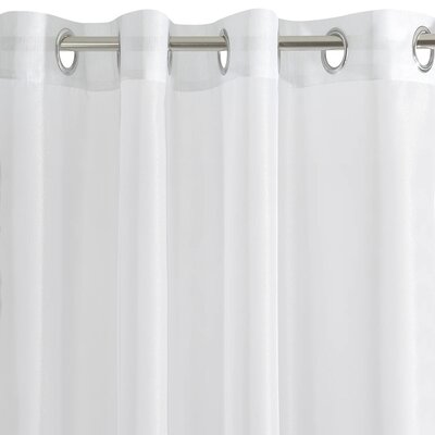 Firana gotowa EUROFIRANY Esel 135 x 250 cm Biały