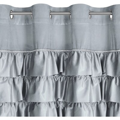 Zasłona EUROFIRANY Sami 140 x 250 cm Srebrny