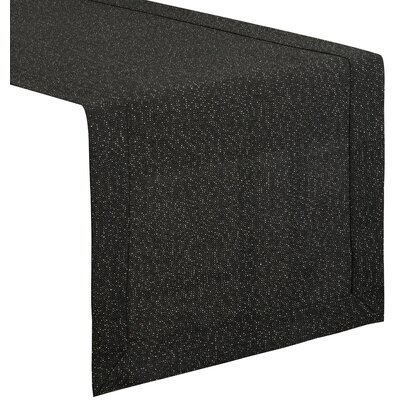 Bieżnik EUROFIRANY Stella 1 40 x 180 cm Czarny