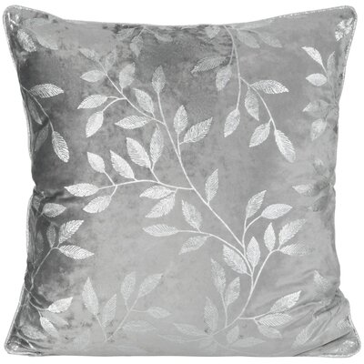 Poszewka EUROFIRANY Velvet 45 x 45 cm Stalowy