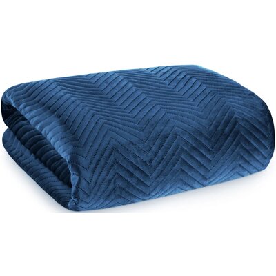 Narzuta EUROFIRANY Sofia 170 x 210 cm Granatowy