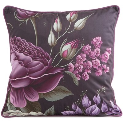 Poszewka EUROFIRANY Velvet 120 45 x 45 cm Fioletowo-czarny