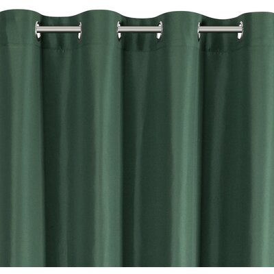 Zasłona EUROFIRANY Adari 140 x 250 cm Ciemnozielony