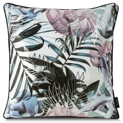 Poszewka EUROFIRANY Malibu 45 x 45 cm Biało-srebrny