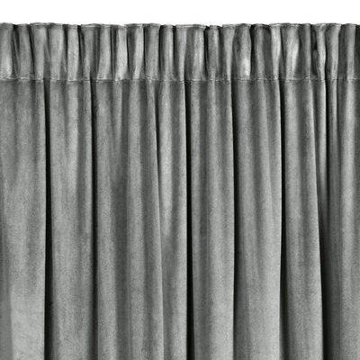 Zasłona EUROFIRANY Carli 140 x 270 cm Srebrny