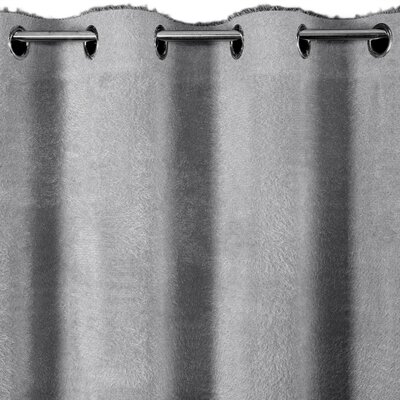 Zasłona EUROFIRANY Agis 140 x 250 cm Srebrny