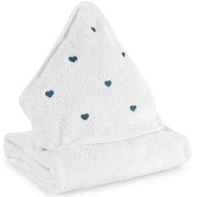 Ręcznik z kapturem Baby 100 x 100 cm Biały