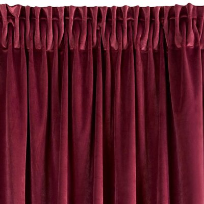 Zasłona EUROFIRANY Villa 140 x 270 cm Bordowy