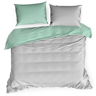 Pościel EUROFIRANY Nova3 160 x 200 cm Jasnoszaro-miętowy