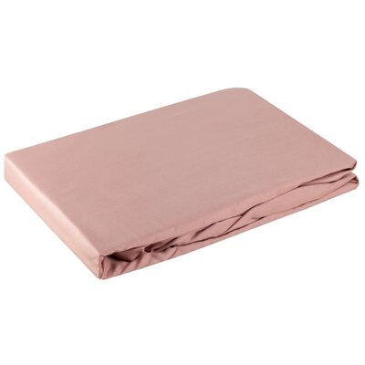 Prześcieradło EUROFIRANY Nova 3 100 x 200 cm Pudrowy Róż