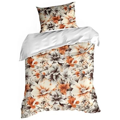 Komplet pościeli EUROFIRANY Nika 51 140 x 200 cm Ciemnokremowy