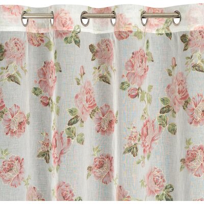 Zasłona EUROFIRANY Mela 140 x 250 cm Biały