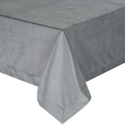 Obrus EUROFIRANY Melinda 140 x 220 cm Stalowy