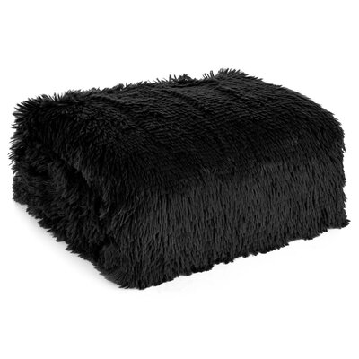 Koc EUROFIRANY D91 Tifany 1 150 x 200 cm Czarny