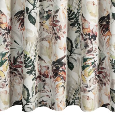 Zasłona EUROFIRANY Garden2 155 x 200 cm Biało-stalowy