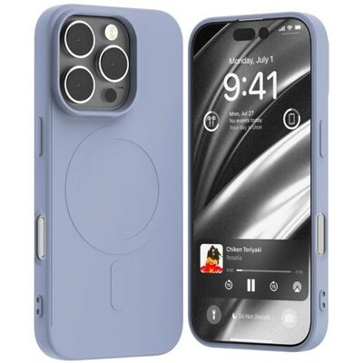 Etui MERCURY Semi-Silicone MagSafe do Apple iPhone 16 Pro Lawendowy