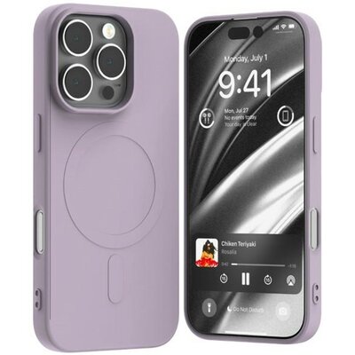 Etui MERCURY Semi-Silicone MagSafe do Apple iPhone 16 Pro Fioletowy