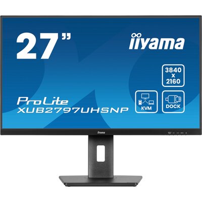 Monitor IIYAMA ProLite XUB2797UHSNP-B1 27" 3840x2160px IPS 4 ms [GTG]