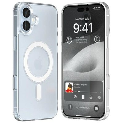 Etui MERCURY Jelhard MagSafe do Apple iPhone 16 Plus Przezroczysty