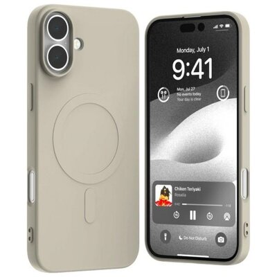 Etui MERCURY Semi-Silicone MagSafe do Apple iPhone 16 Plus Kamienny szary