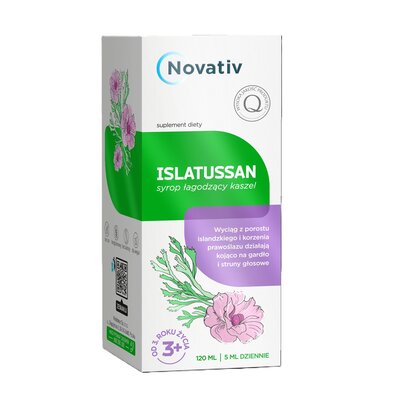 Suplement na kaszel NOVATIV Islatussan (120 ml)