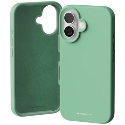 Etui MERCURY Silicone do Apple iPhone 16 Zielony