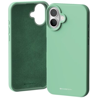 Etui MERCURY Silicone do Apple iPhone 16 Plus Zielony