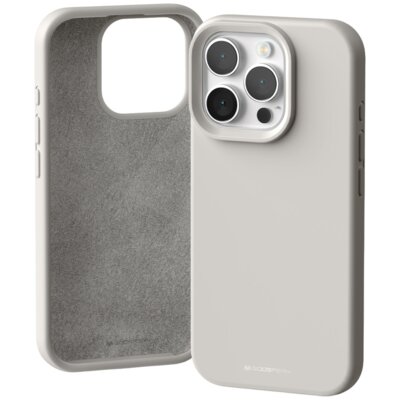 Etui MERCURY Silicone do Apple iPhone 16 Pro Szary