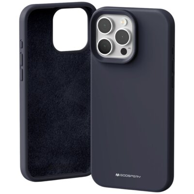 Etui MERCURY Silicone do Apple iPhone 16 Pro Max Granatowy