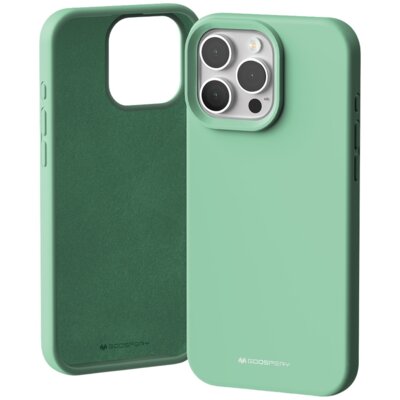 Etui MERCURY Silicone do Apple iPhone 16 Pro Max Zielony