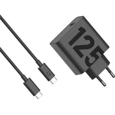 Ładowarka sieciowa MOTOROLA TurboPower PD 125W + Kabel USB-C - USB-C Czarny
