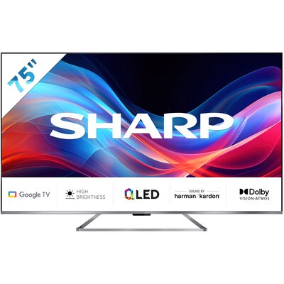 Telewizor SHARP 75GP7465E 75" QLED 4K Google TV Dolby Atmos Dolby Vision HDMI 2.1