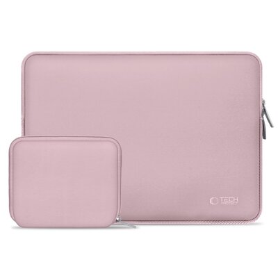 Etui na laptopa TECH-PROTECT Neoslim 15-16 cali Różowy + Torba na akcesoria
