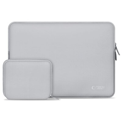 Etui na laptopa TECH-PROTECT Neoslim 15-16 cali Szary + Torba na akcesoria