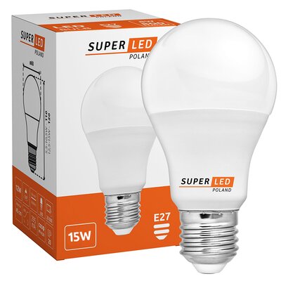 Żarówka LED SUPERLED 1169 E27 15W Biała Neutralna