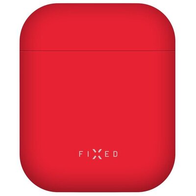 Etui na słuchawki FIXED Silky do Apple AirPods Czerwony