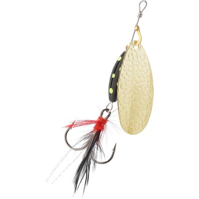Błystka obrotowa MIKADO M-Grub PMB-GRU-3-BL-G Złoty Black Lemon