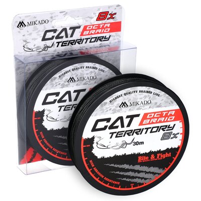 Plecionka MIKADO Cat Territory Octa Braid 1.00 mm / 30 m Zielony