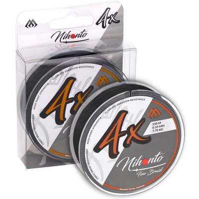 Plecionka MIKADO Nihonto Fine Braid 0.06 mm / 150 m Czarny