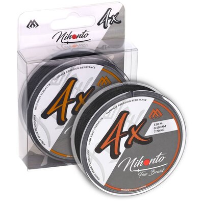 Plecionka MIKADO Nihonto Fine Braid 0.08 mm / 150 m Czarny