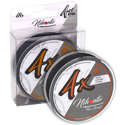 Plecionka MIKADO Nihonto Fine Braid 0.12 mm / 150 m Czarny