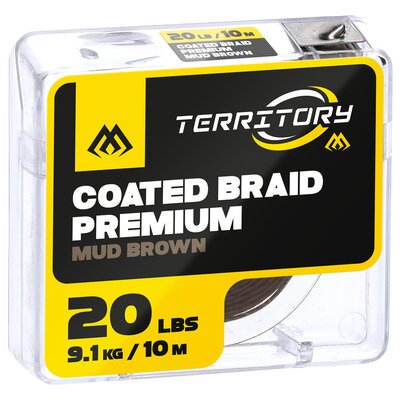 Plecionka przyponowa MIKADO Coated Braid Premium 9.07 kg / 10 m Brązowy