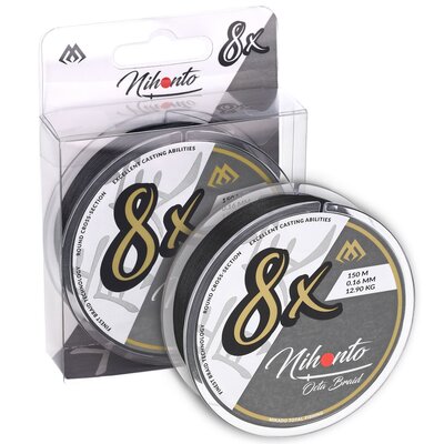 Plecionka MIKADO Nihonto Octa Braid 0.16 mm / 150 m Czarny