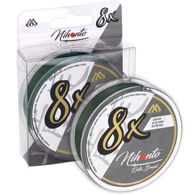 Plecionka MIKADO Nihonto Octa Braid 0.14 mm / 150 m Zielony