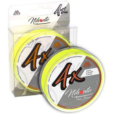 Plecionka MIKADO Nihonto Fine Braid 0.50 mm / 150 m Żółty