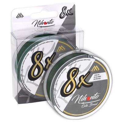 Plecionka MIKADO Nihonto Octa Braid 0.23 mm / 150 m Zielony