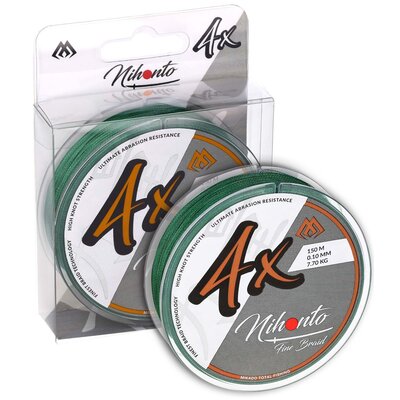 Plecionka MIKADO Nihonto Fine Braid 0.18 mm / 150 m Zielony